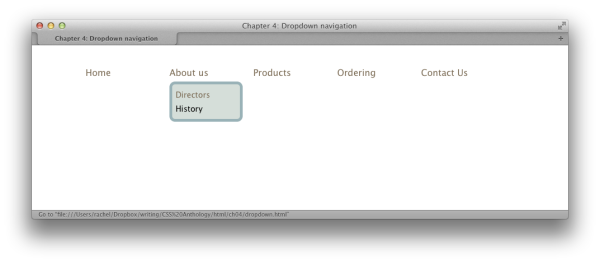 The completed menu system drop-down menus CSS only menus, drop-down CSS navigation drop-down menus