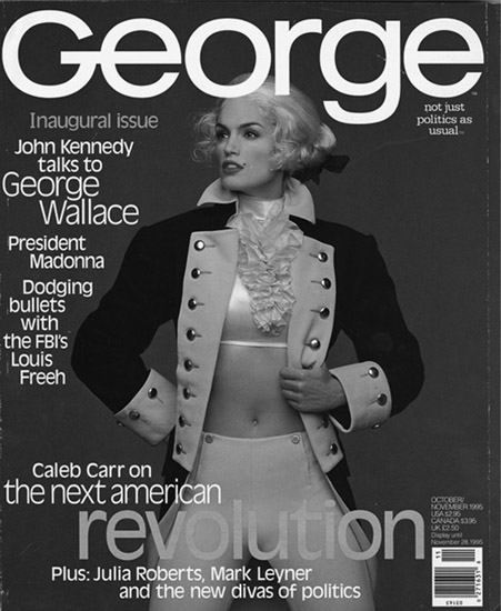 Figure 5.4 George magazine’s debut November 1995 issue.