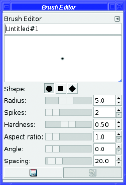 Creating a parametric brush with the Brush Editor
