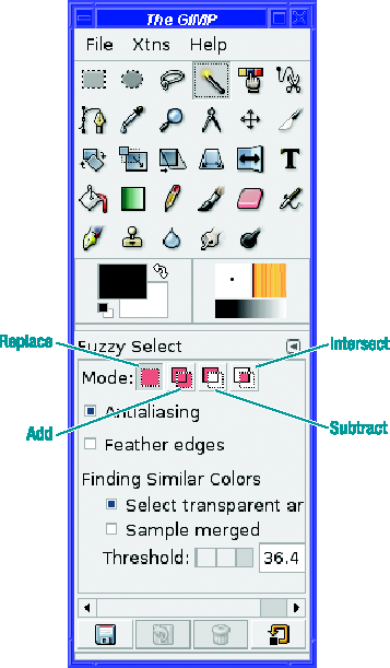 Selection modes