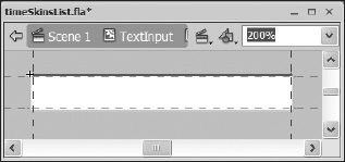 Symbol-editing mode for the Normal Skin graphic within TextInput