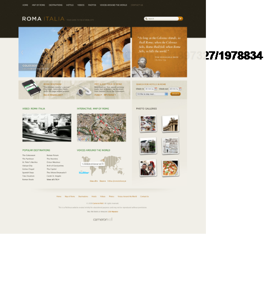 Roma Italia home page