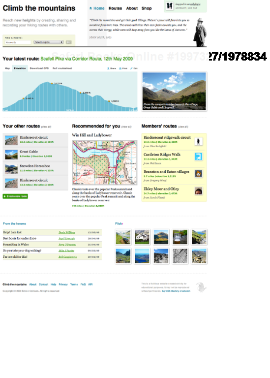 Climb the Mountains homepage