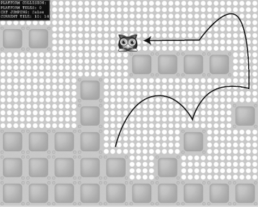 Accurate tile-based platform collision detection