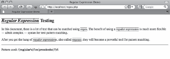 Adding alternation to match expression