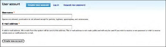 Entering new account information
