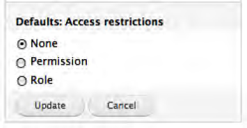 Views access restrictions
