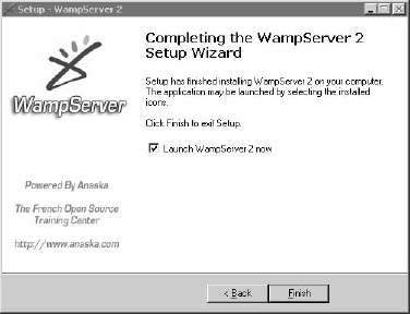 WampServer set up complete