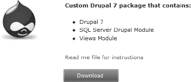 Drupal package for SQL Server