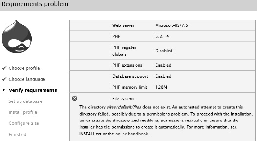 A requirements problem