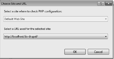 Launching phpinfo()