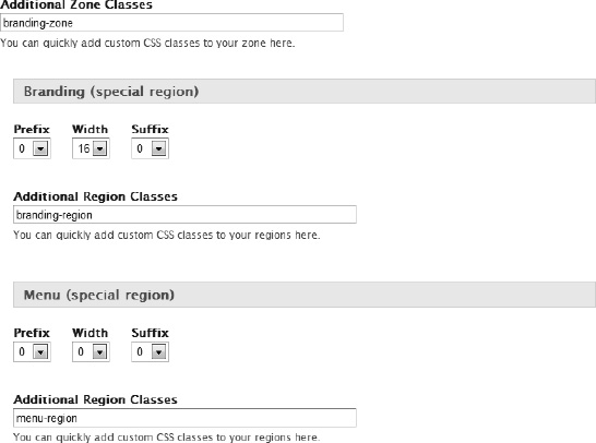 The Branding Zone regions