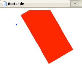 Drawing and rotating a rectangle