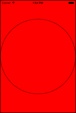 BNRHypnosisView with a single circle