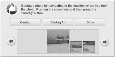 The selected images are shown in an overlay window in Google Earth.