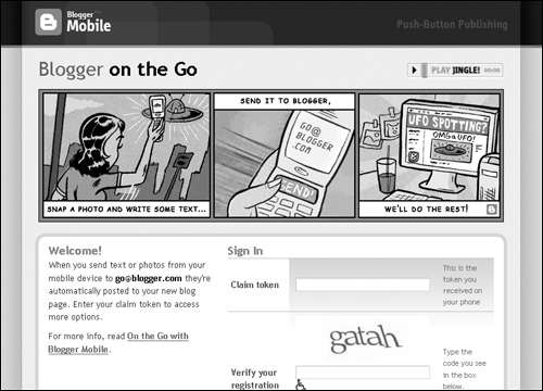 Modify your mobile blog at Blogger on the Go.