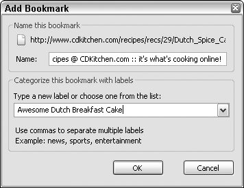 Create bookmarks you can access from any computer using Internet Explorer by logging in to your Google account.