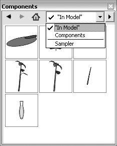 Locate the new component stored in your component library.