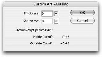 Custom antialias controls make it possible to find a setting that smoothes text just how you like it.