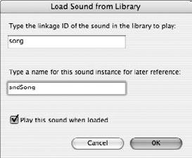The Load Sound from Library parameters