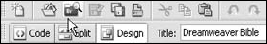 Launch Bridge right from within Dreamweaver by using the menu, toolbar, or keyboard shortcut.