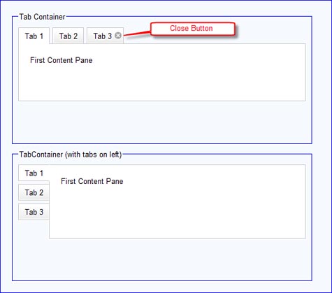 Explanation of Dojo Layout Widgets