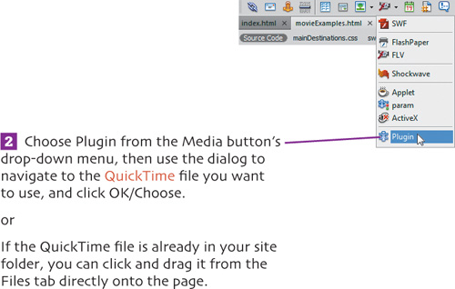 Add Quicktime Video