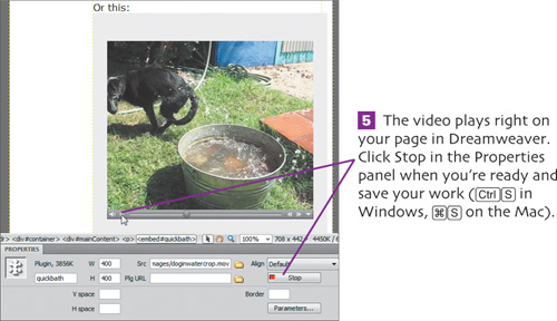 Add Quicktime Video