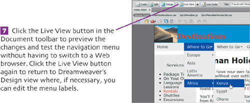 Add Navigation Menu