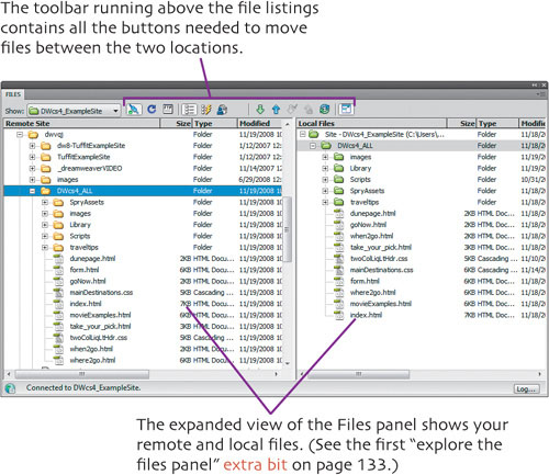 Explore the Files Panel