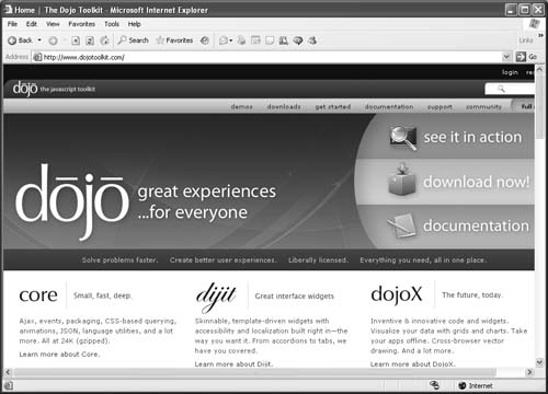 The official Dojo Web site.