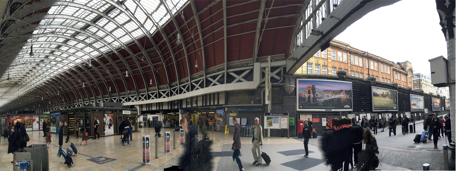 Figure 5.20.1: View from Paddington station to the former Royal Mail sorting office
