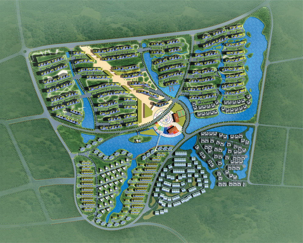 17.3 Site plan of Tongshan master plan.