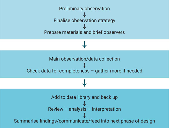 Figure 3.2 Suggested observation process