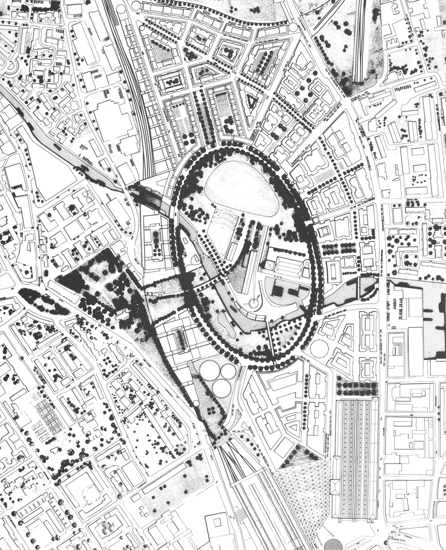 Figure 3.12: London Regeneration Consortium proposals from Foster’s masterplan (1989).