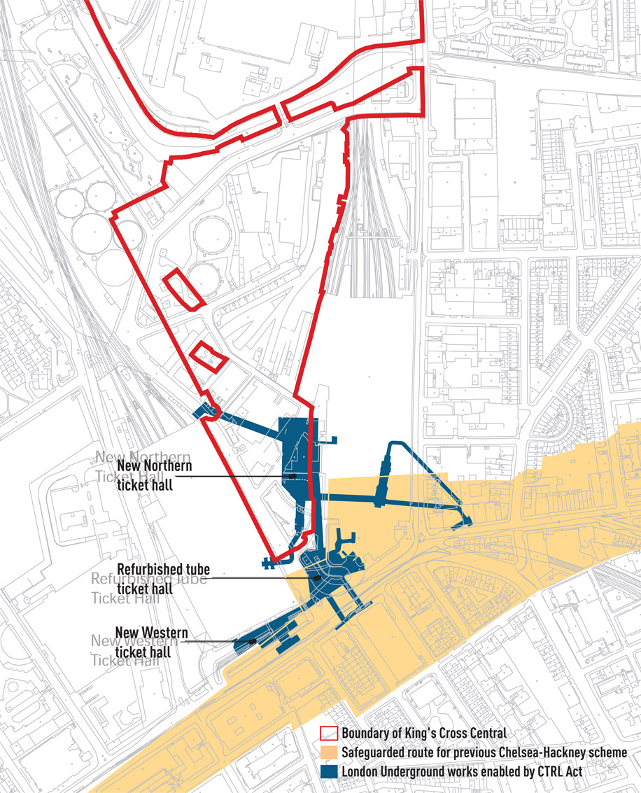 Figure 3.15: King’s Cross underground concourses.