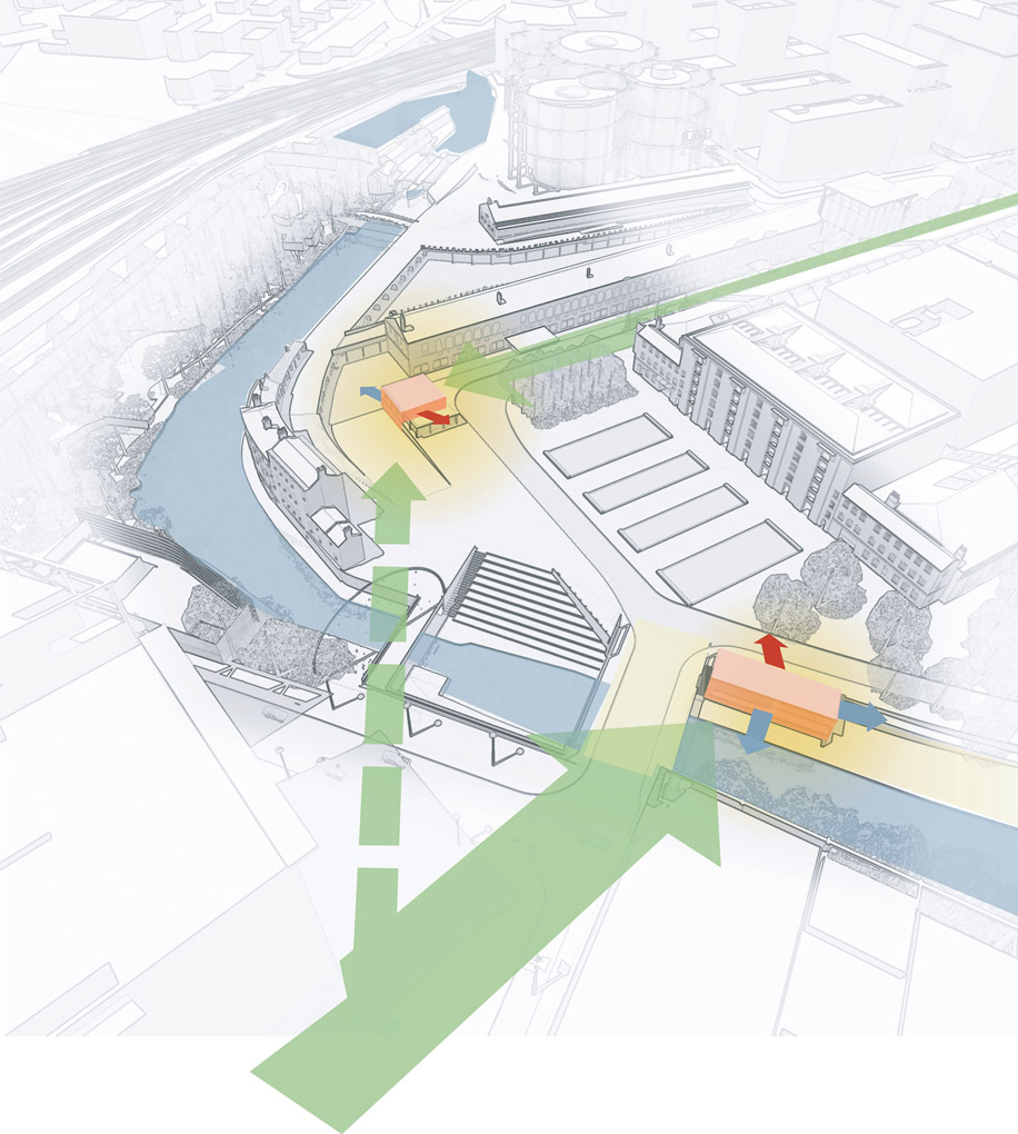 Figure 5.19: Design study of Granary Square.