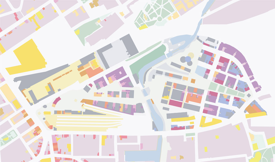 Figure 5.21: Final masterplan – rich mix of ground floor land uses.