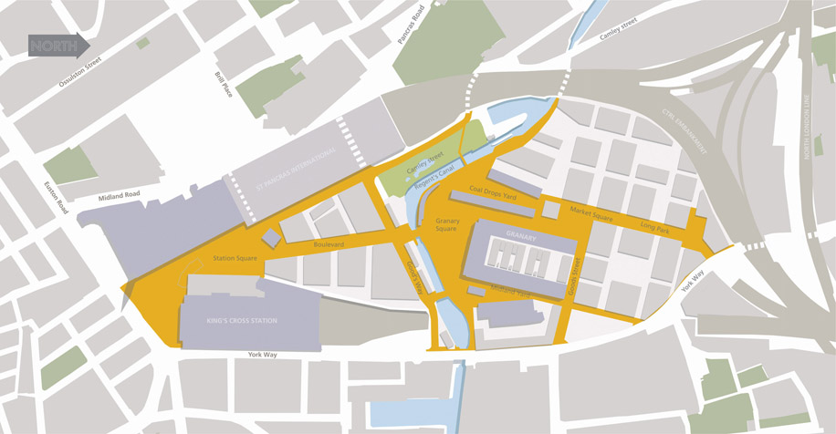 Figure 5.6: Masterplan in February 2002 prior to presentation to the Commission for Architecture and the Built Environment (CABE).