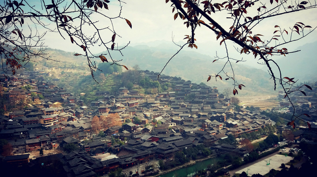 Figure 5.1: Xijiang Qianhu Miao Village, National Eco-cultural Protection Zone, Guizhou Province