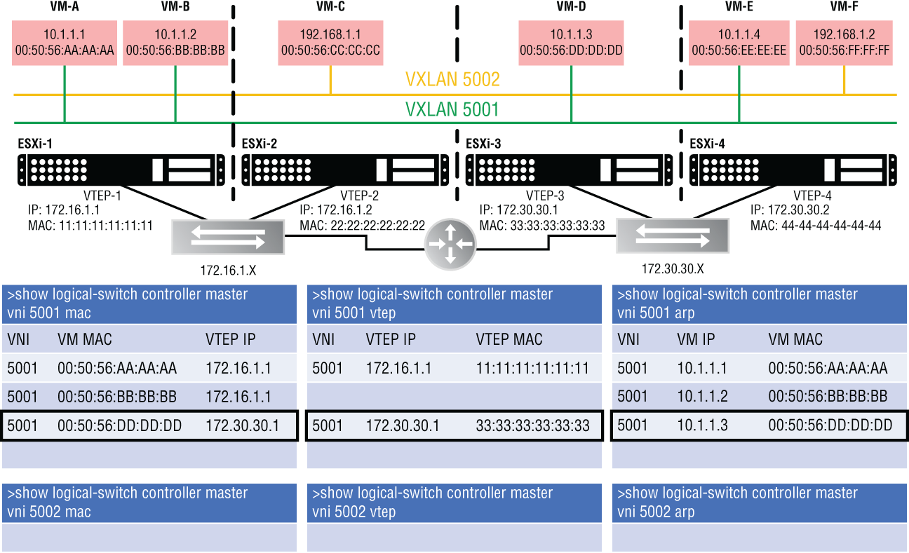 Schematic illustration of VNI information added when VM-D is powered up.