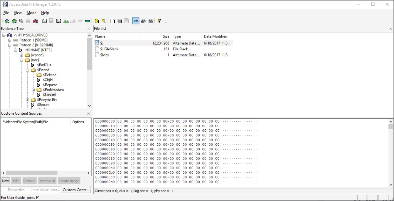 accessdata ftk imager sam and system