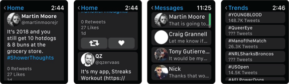 Tweet from your wrist with Chirp, a third-party Twitter app for Apple Watch.