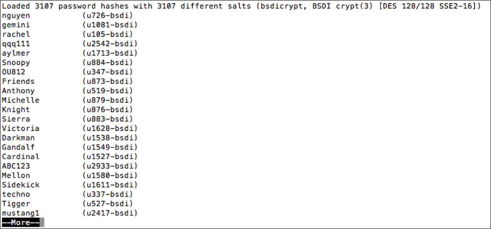 Snapshot of finding a type of tool used to investigate a cybersecurity incident.