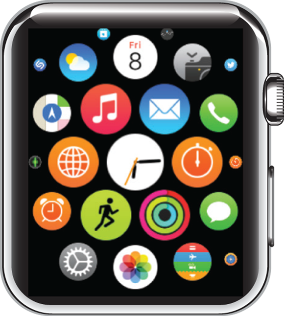 Digital capture depicting Apple Watch.