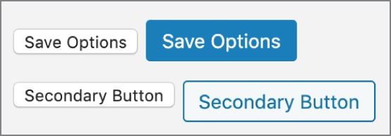 Illustration of a WordPress-styled button using the proper admin stylings.