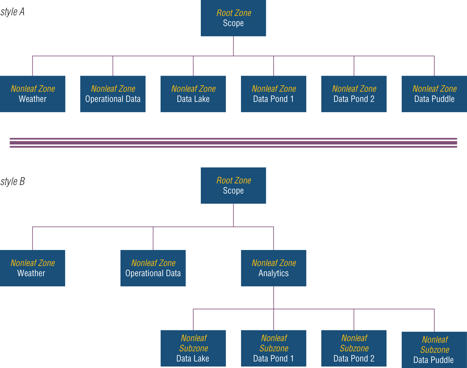 Schematic illustration of the hierarchical structure of taxonomic representation.