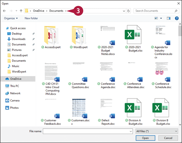 Snapshot of selecting the folder which contains the file that
want to be attached.