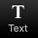 Image of the Text option icon to enter text over any part of your screen.