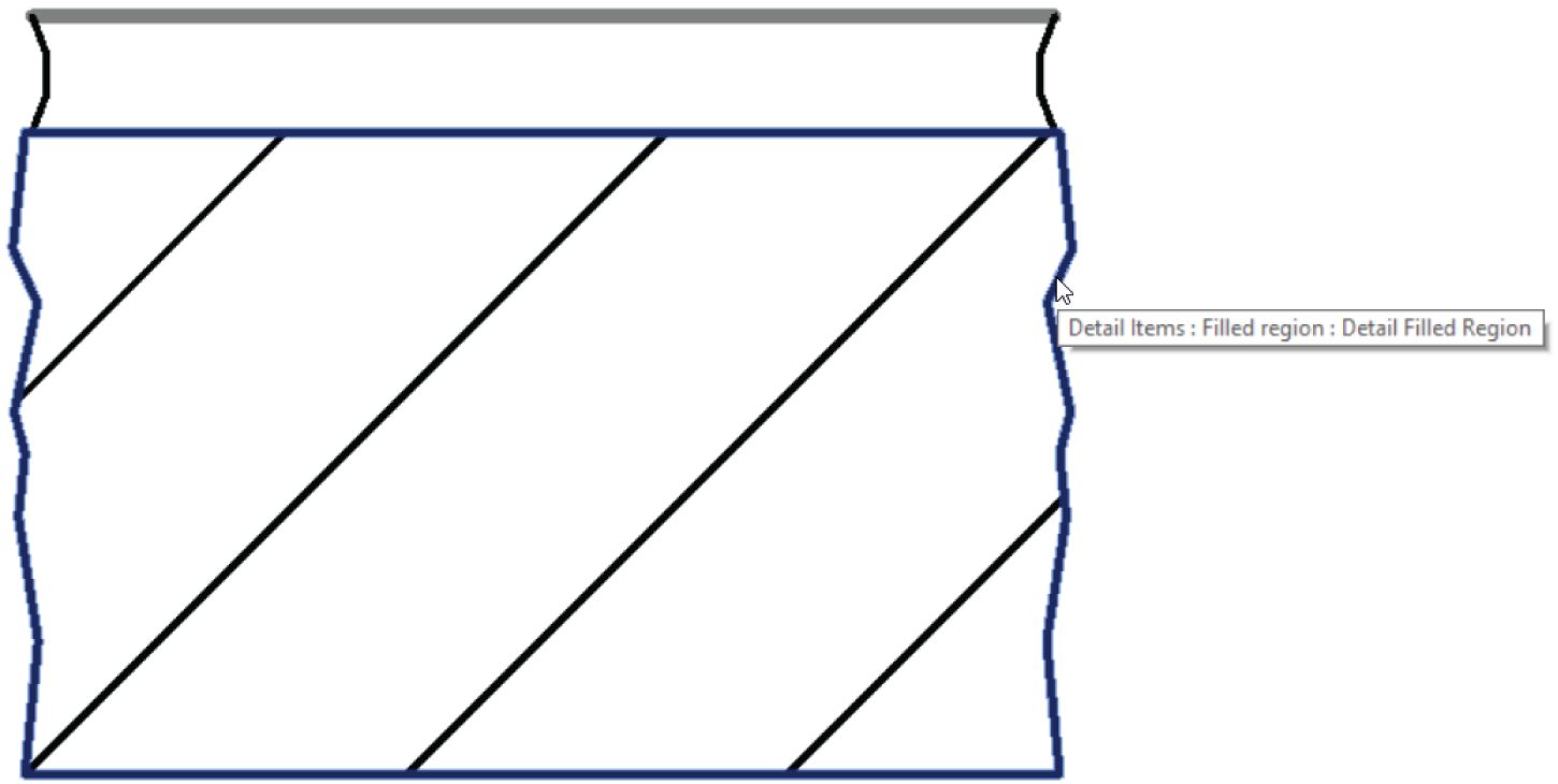 Draw the textured face while you're in Edit Mode for the filled region. Draw the arcs for the mortar joint using lines.